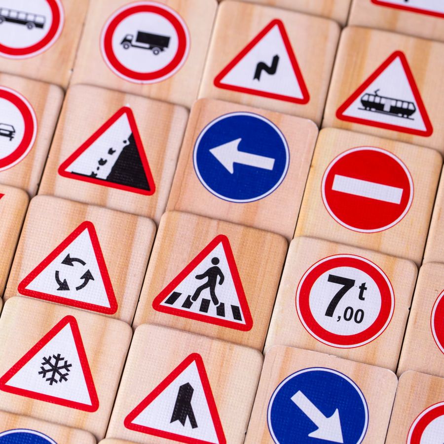 Verkehrszeichen - Städer Fahrschule